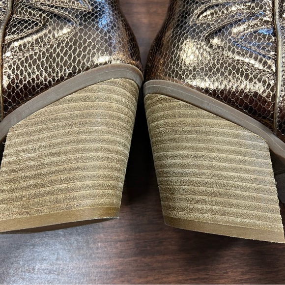 Michael by Michael Shannon metallic boots 8 WC - Picture 8 of 13